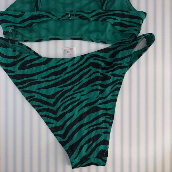 Xhilaration Animal Print Bikini SET M - Picture 9 of 16